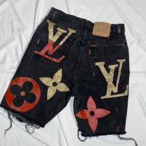 LV Handpainted Capris